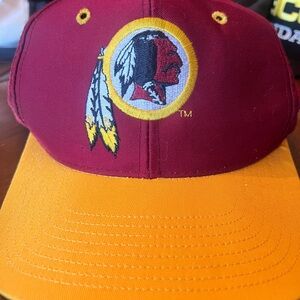 Vintage NFL WASHINGTON REDSKINS old Logo Baseball Cap Hat Size‎ 6 3/4 ❤️